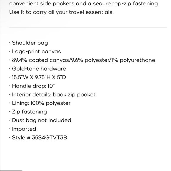 MK large jet set logo tote - Picture 3 of 10